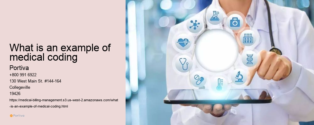 What is an example of medical coding