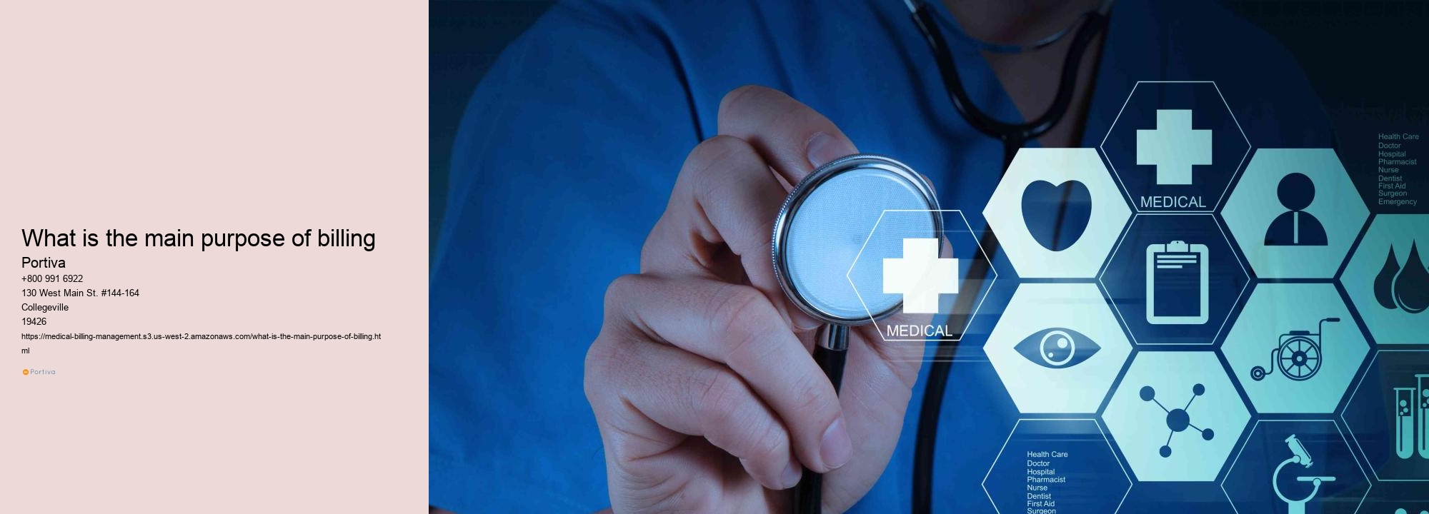 What is the main purpose of billing