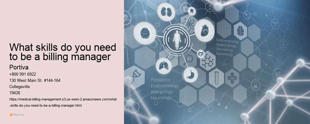 What skills do you need to be a billing manager